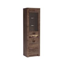 VITRINE ZERI 192 / 56 cm in Braun - Braun, Holzwerkstoff (56/192/42cm) - MASSENO