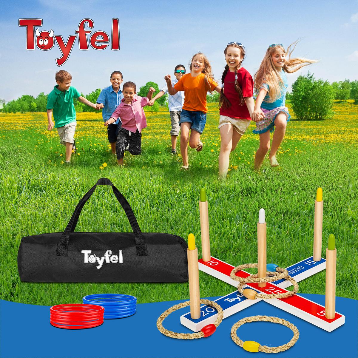 WURFSPIEL Mitty Toss - Multicolor, Holz (5/42cm) - Toyfel