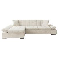 ECKSOFA Montana, Seite: Links - Creme, Holz/Textil (278/161cm) - MIRJAN24