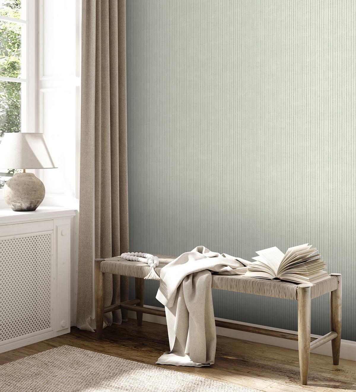 VLIESTAPETE Beige 53/1005 cm - Grün, Kunststoff/Textil (53/1cm) - KUNSTLOFT