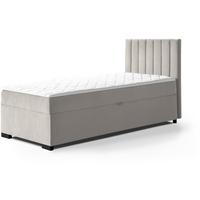 POLSTERBETT Eric 94/207/105 beige - Beige, Holzwerkstoff/Textil (90/200cm) - Beautysofa