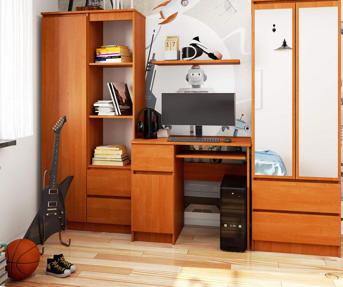 SCHREIBTISCH Erlefarben 77/90/50 - Erlefarben, Holzwerkstoff (90/50/77cm) - RAUMHIRSCH FURNITURE