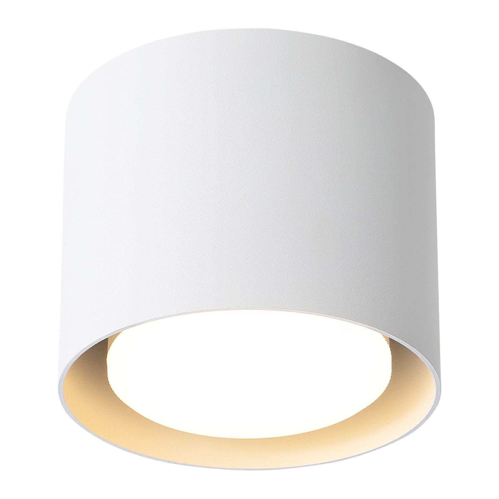 AUFBAULEUCHTE Adele II 10/10/8cm - Weiß, Metall (10/10/8cm) - Nettlife
