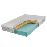 LATEXMATRATZE ROVO - 140/200 - H2 - Sivo - Weiß, Textil (140/200cm) - MKS