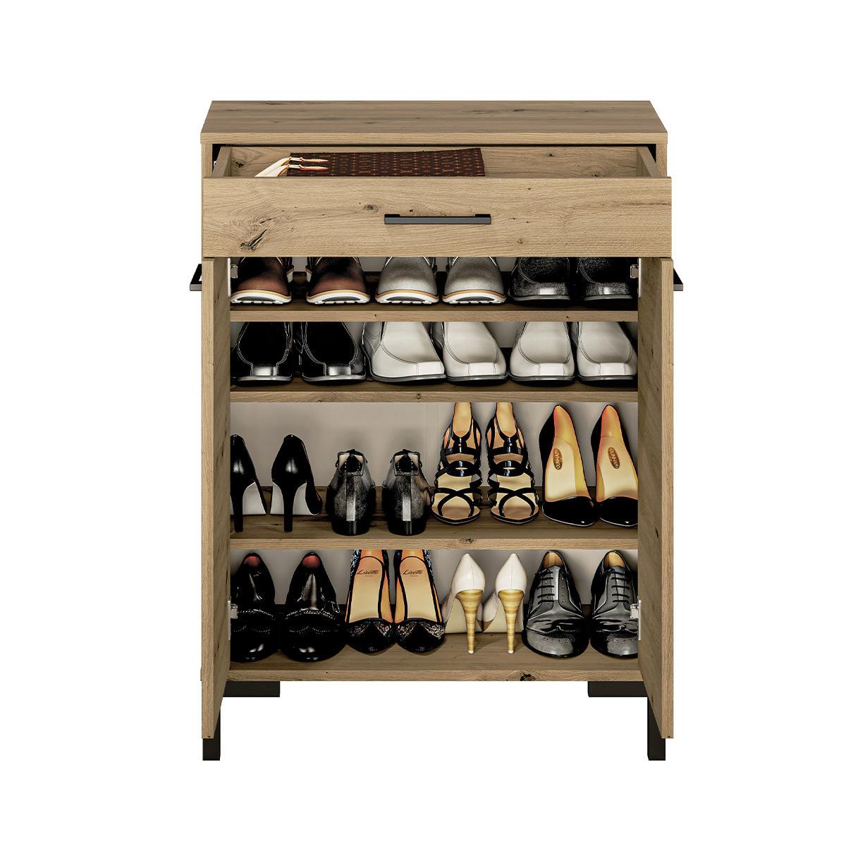 SCHUHMÖBEL Liora Holz - Braun, Holzwerkstoff (70/94/34cm) - Petits-meubles
