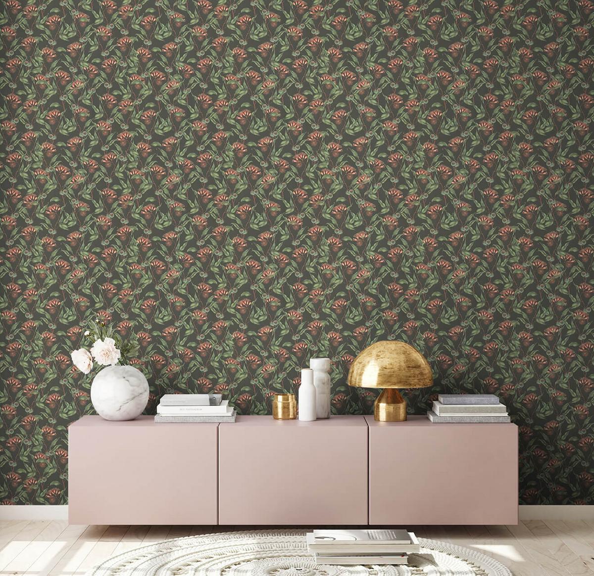 VLIESTAPETE Grau 53/1005 cm - Grün, Textil (53/1cm) - KUNSTLOFT