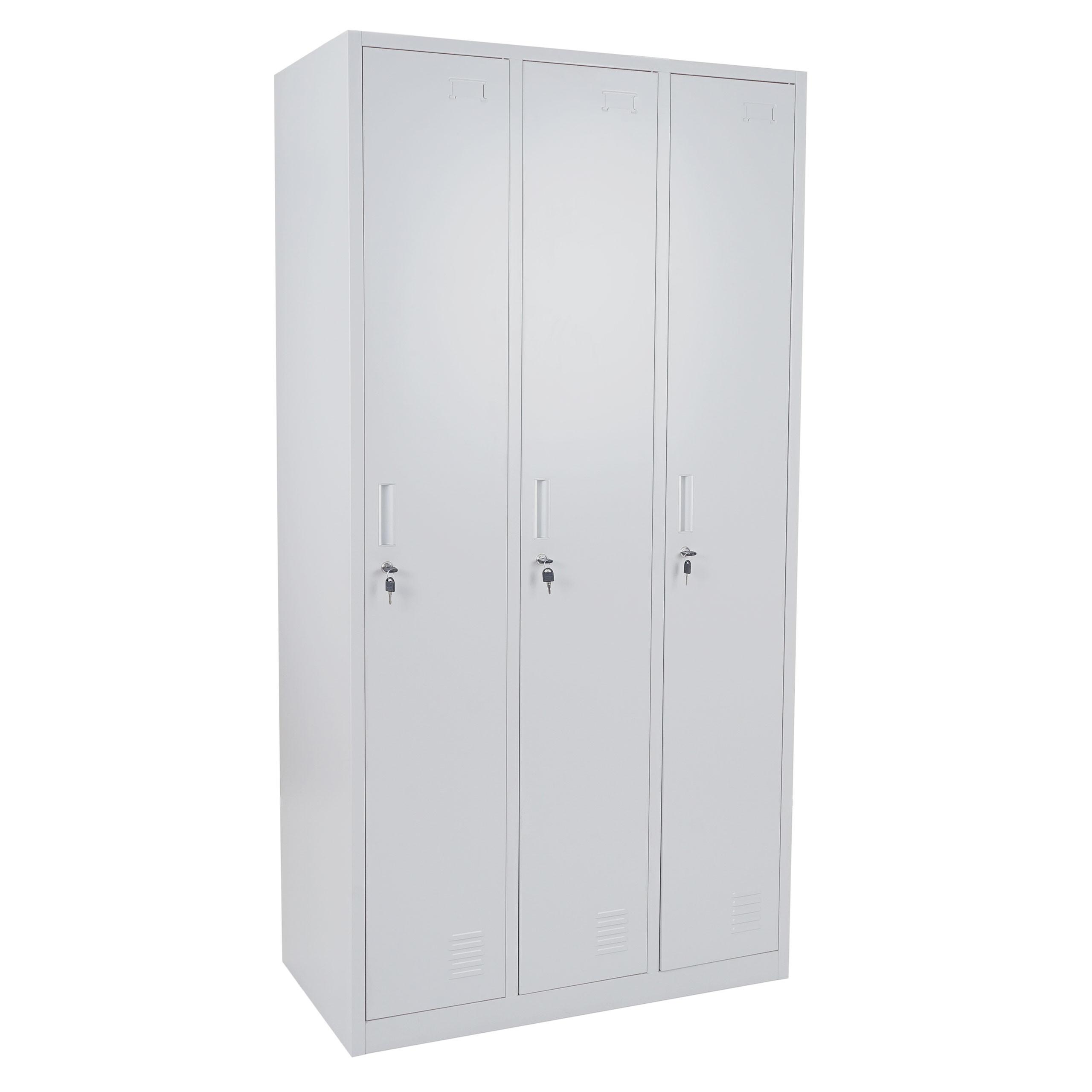 SCHLIESSFACH Grau - Grau, Metall (90/180/50cm) - MCW
