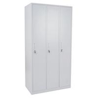 SCHLIESSFACH Grau - Grau, Metall (90/180/50cm) - MCW