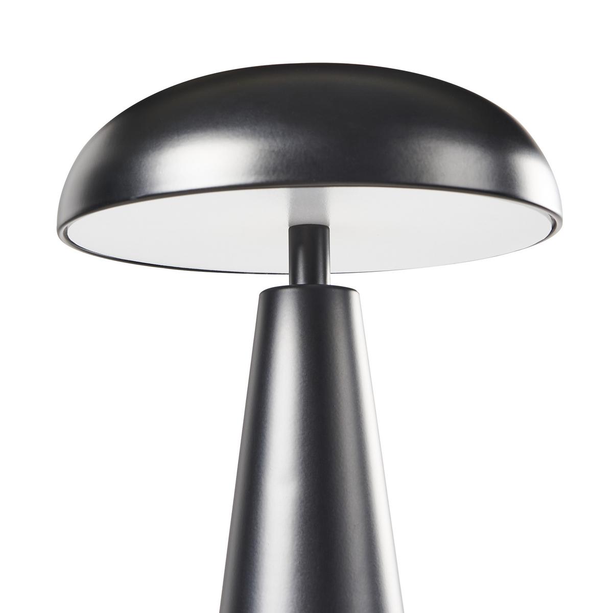 LED-TISCHLEUCHTE Schwarz Bocono - Schwarz, Metall (15/15/28cm) - Beliani
