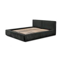 POLSTERBETT Lexie In Riviera Komplett - Anthrazit, Holzwerkstoff/Textil (140/200cm) - Fun Möbel