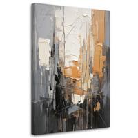 LEINWANDBILD Abstraktion 30x45cm - Beige, Textil (30/45cm) - Feeby
