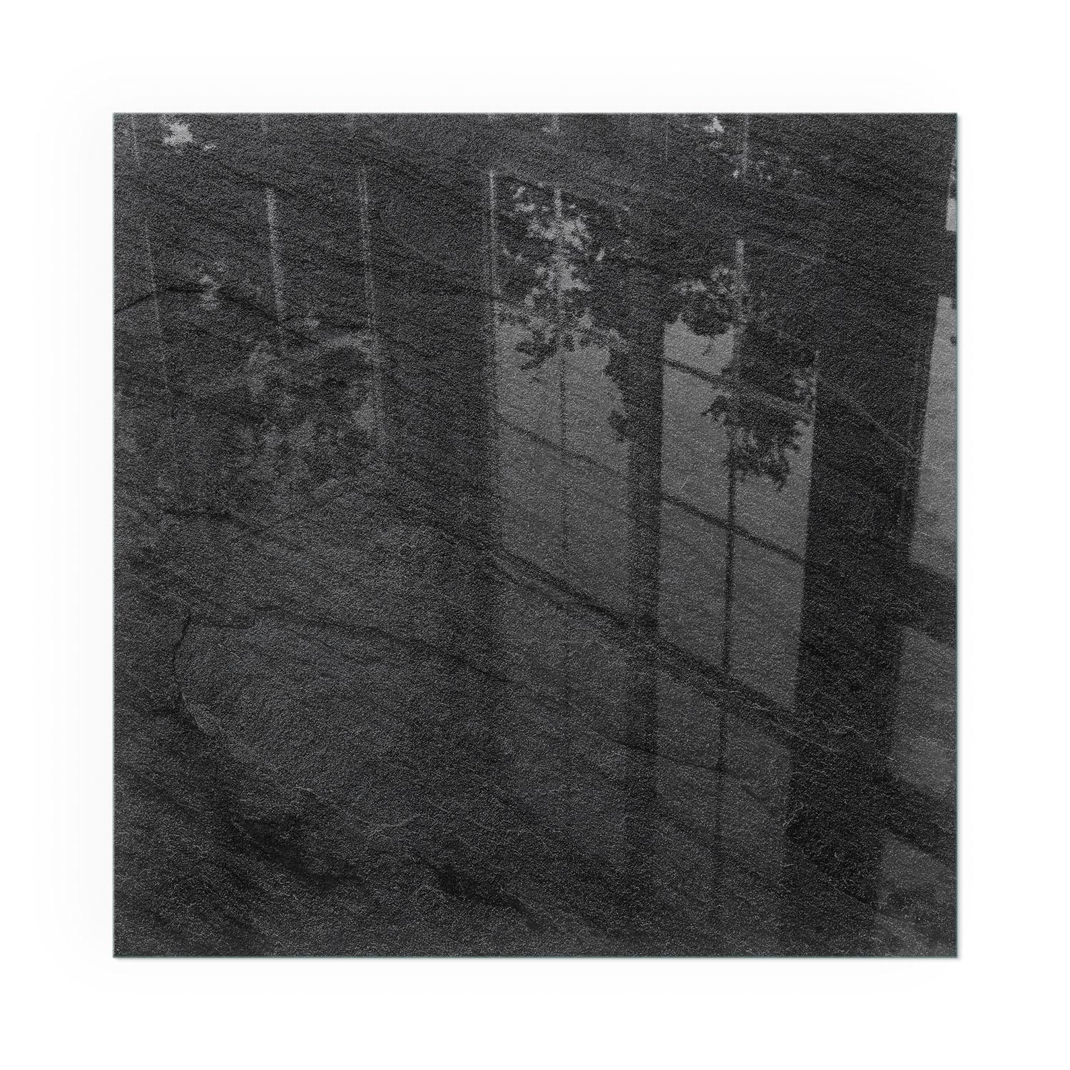 GLASPLATTE für Kamin 60x60 cm - Schwarz, Glas (60/60/0.4cm) - TULUP