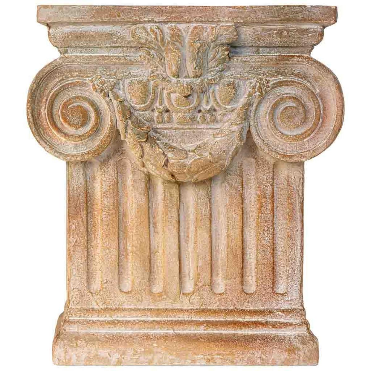SÄULE aus magnesium 42x20x47cm - Braun, Stein (41.5/47/20cm) - Wanderlust