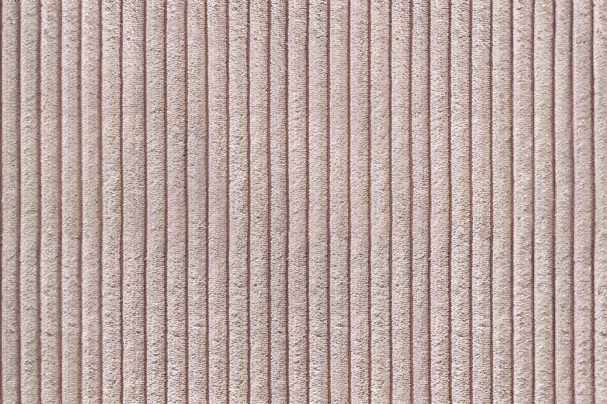 SOFA 2-SITZER MADELINE Pink Cord - Schwarz/Rosa, Kunststoff/Textil (230/85/127cm) - KAWOLA