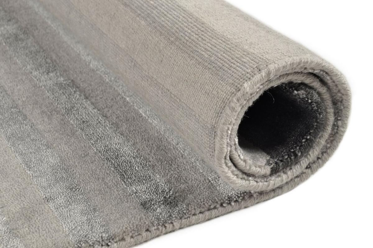 HANDWEBTEPPICH Miami 170x240 cm - Grau, Textil (170/240cm) - THEKO