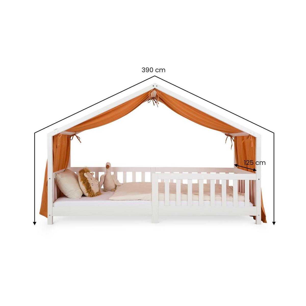 HAUSBETT-HIMMEL LIAN - Kupferfarben, Textil - IDIMEX