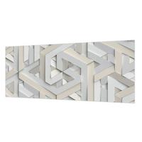 FOTOTAPETE 250x104 cm - Trugbilder - Weiß, Textil (250/104cm) - Wallfluent
