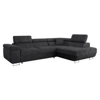 ECKSOFA Torezio, Seite: Rechts - Anthrazit, Holz/Textil (274/203cm) - MIRJAN24
