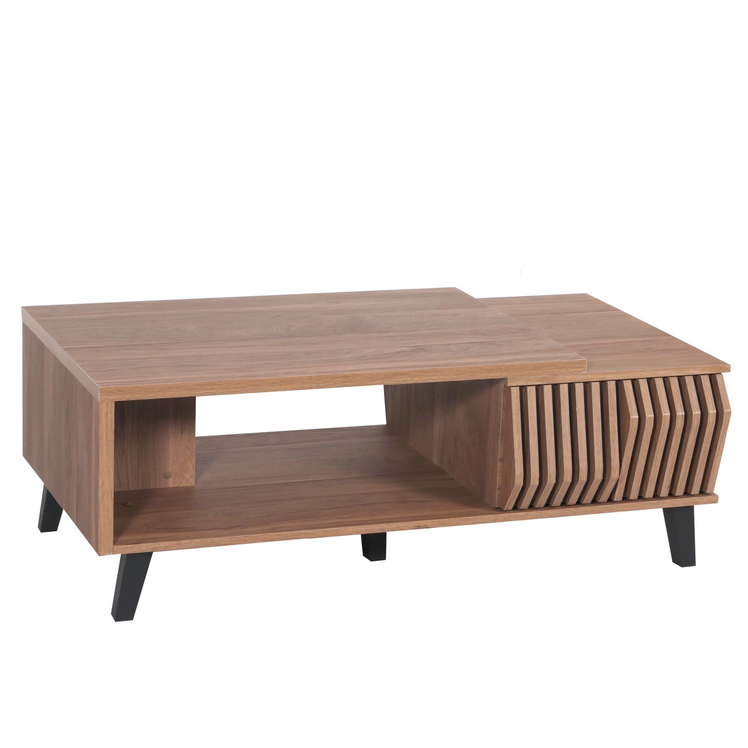 COUCHTISCH rechteckig Braun - Braun, Holz (65/120/44cm) - MCW