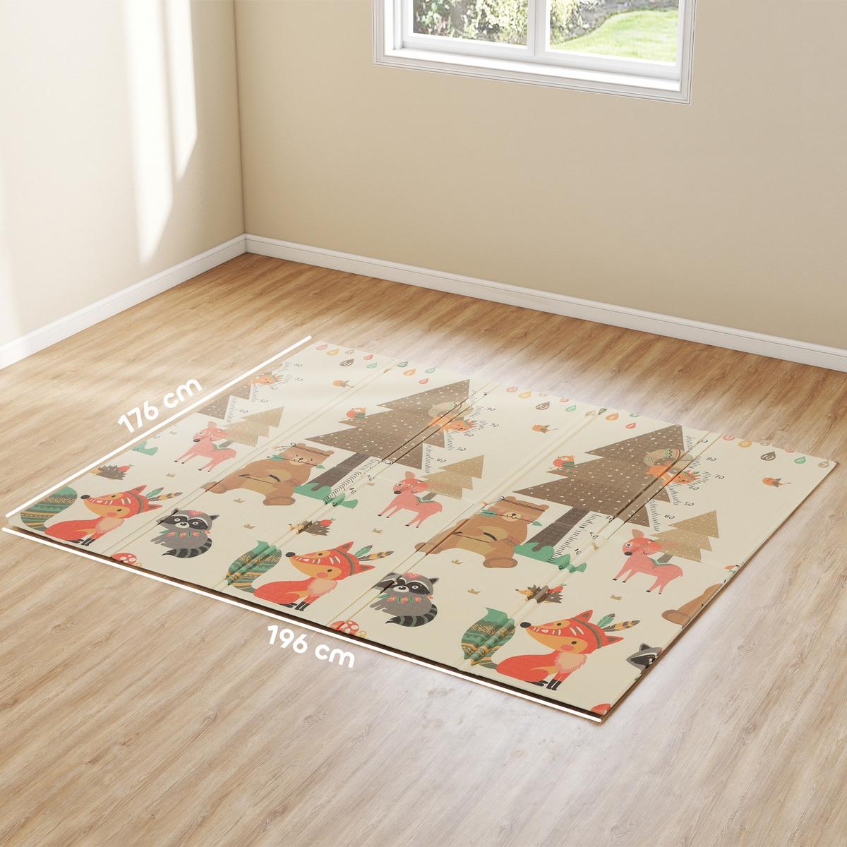 SPIELMATTE XPE Mehrfarbig - Multicolor, Kunststoff - AIYAPLAY