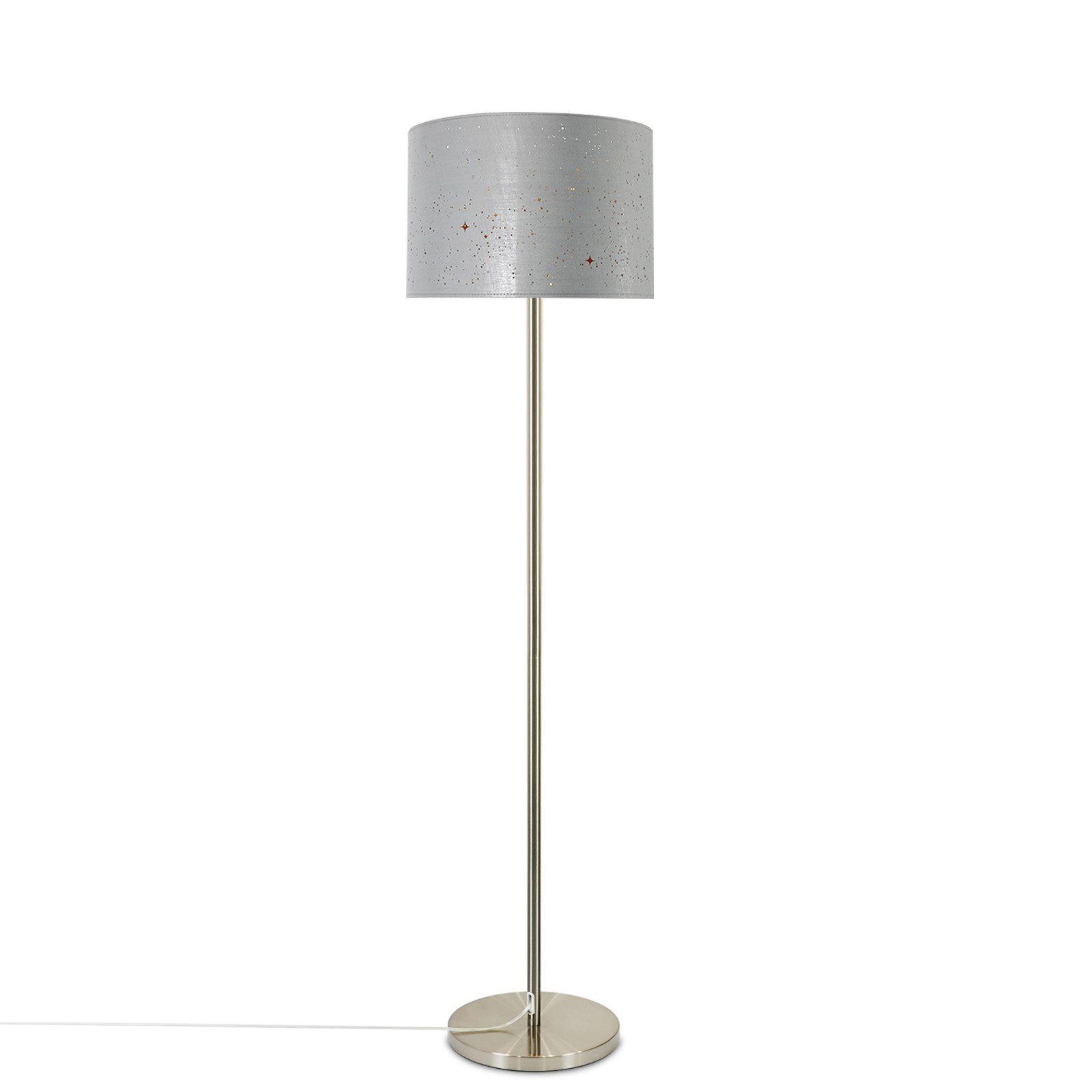 STEHLAMPE Yanek 30/30/145cm - Grau, Metall (30/30/145cm) - Nettlife