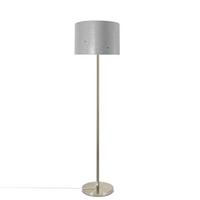 STEHLAMPE Yanek 30/30/145cm - Grau, Metall (30/30/145cm) - Nettlife