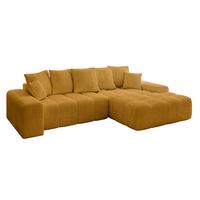 ECKSOFA Ottomane Rechts ENSI-L - 267x164x69 cm Currygelb - Currygelb, Holzwerkstoff/Kunststoff (164/267cm) - ALTDECOR