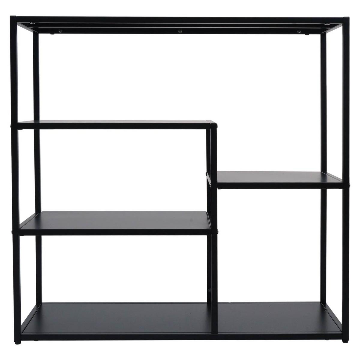 REGAL Schwarz - Schwarz, Metall (80/80/30cm) - MCW