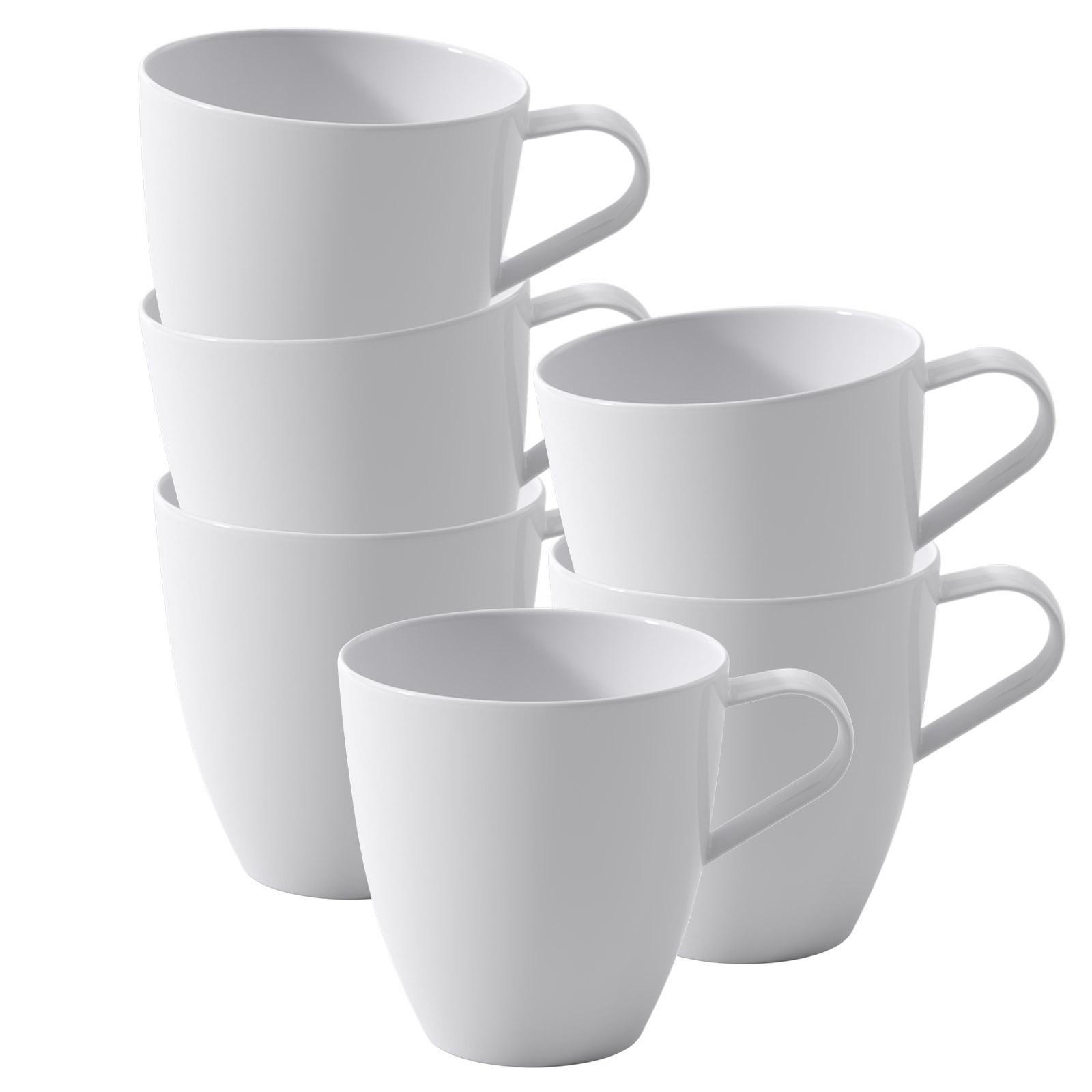 HENKELBECHER Pura weiß 270 ml 6er Set - Weiß, Keramik (0.27L) - Villeroy & Boch