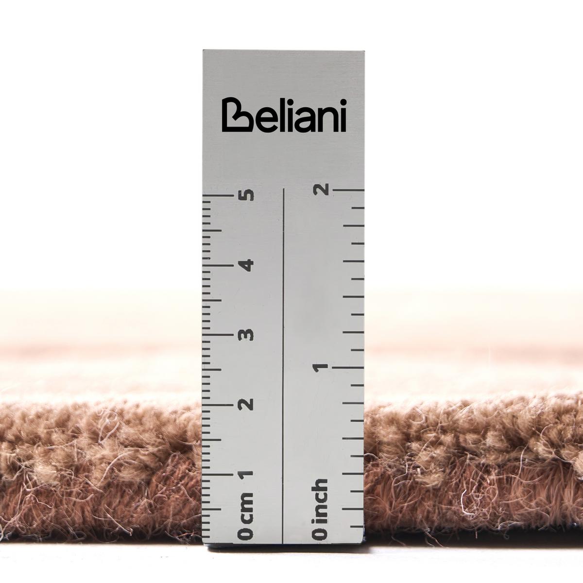 TEPPICH Braun 160/230 cm Wolle Kargil - Braun, Textil (160/230cm) - Beliani