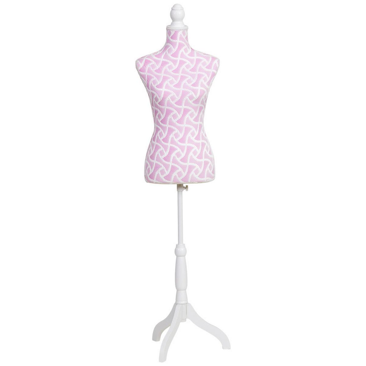 VITRINEPUPPE 24x38x168cm - Rosa, Holz (24/168/37cm) - Wanderlust