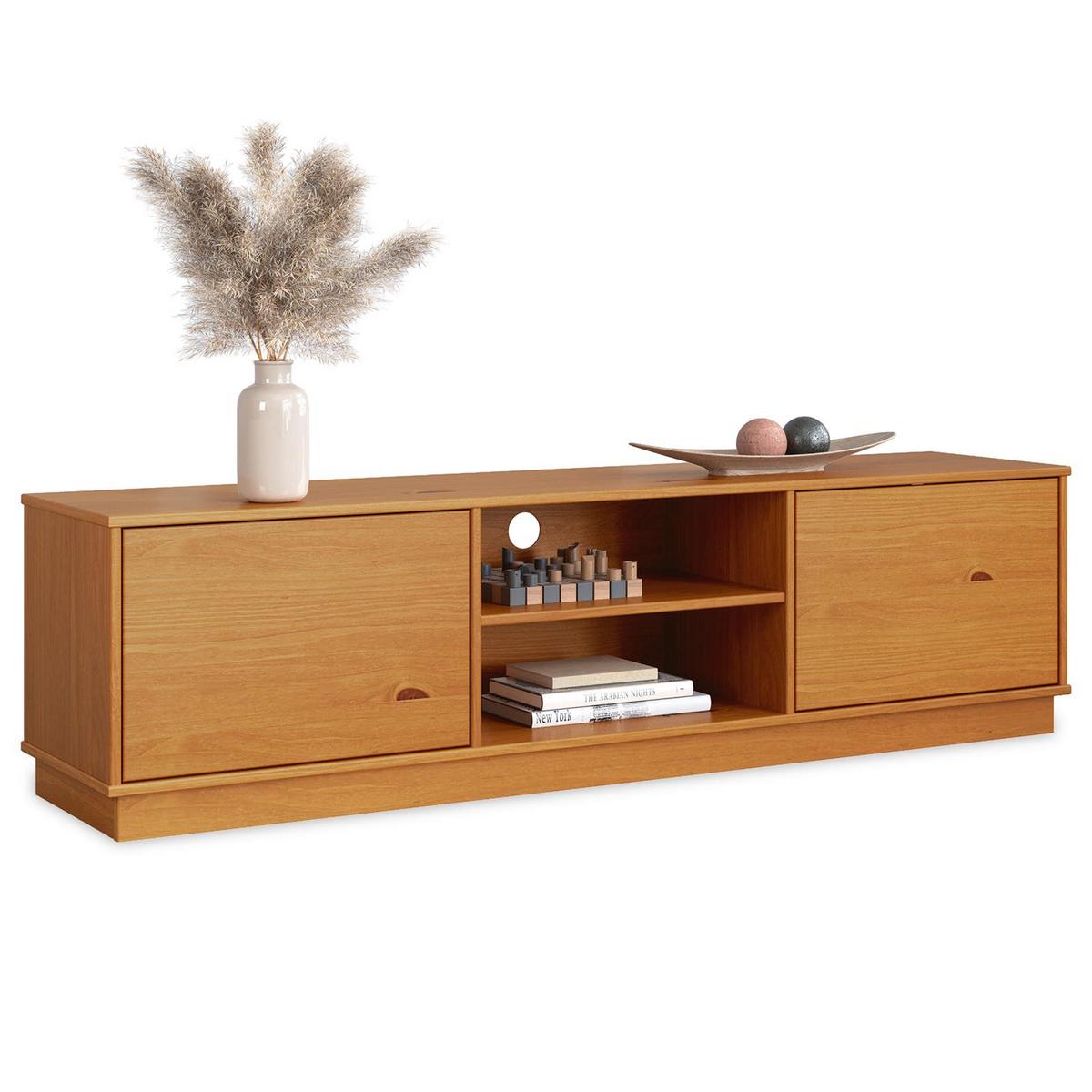LOWBOARD MAITE Eiche - Eichefarben, Holz (170/45/38cm) - IDIMEX