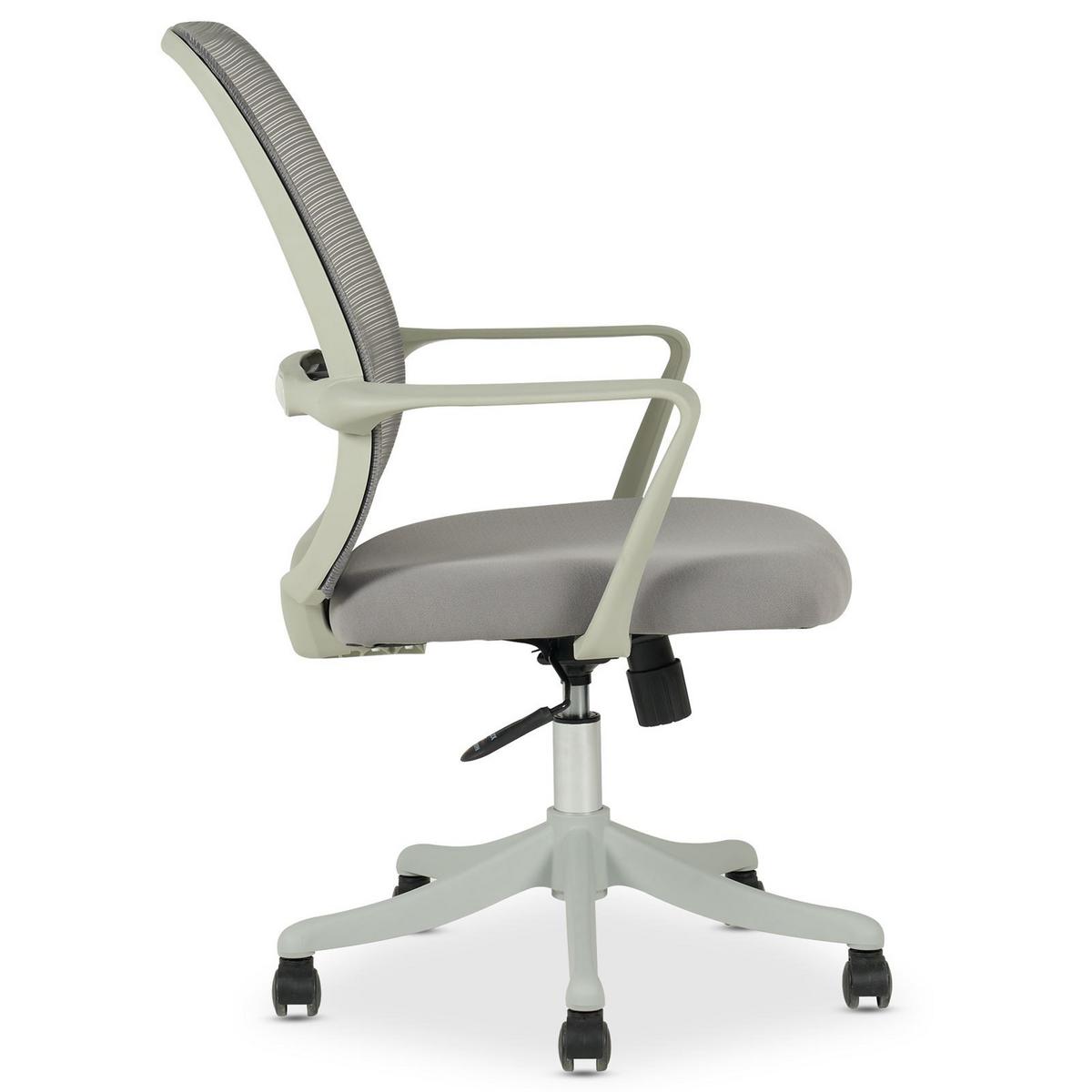 BÜRODREHSTUHL MOLLIS grau - Grau, Textil (63/98/63cm) - IDIMEX