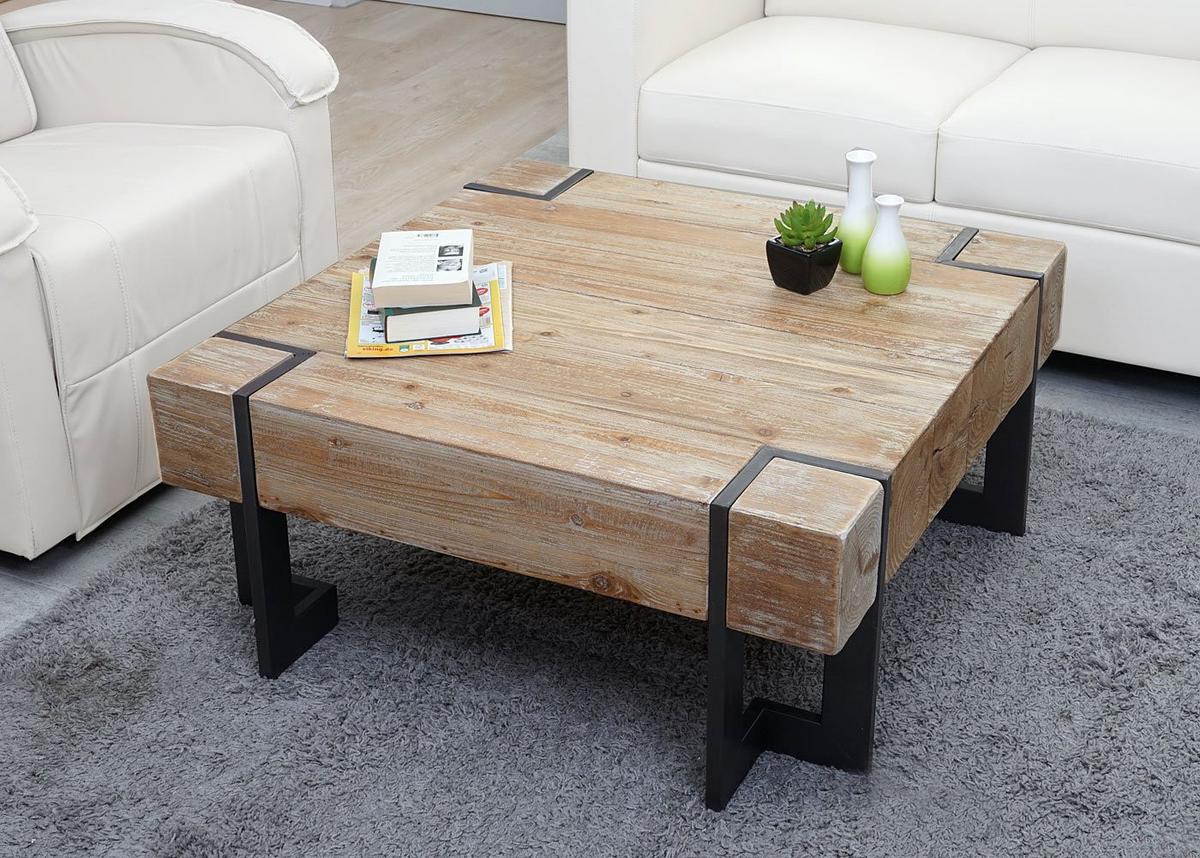 COUCHTISCH quadrat Braun - Braun, Holz (60/60/40cm) - MCW