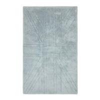 HOCHFLOR-TEPPICH Union Jack 90/150 cm - Grau, Textil (90/150cm) - Homescapes