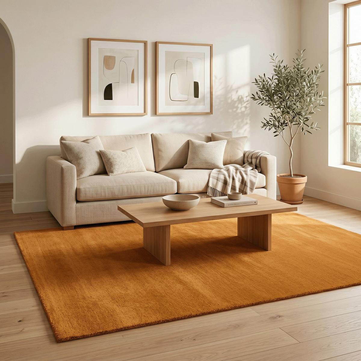 SUPER SOFT HOCHFLORTEPPICH LIVORNO - Gelb, Textil (80/240cm) - Snapstyle