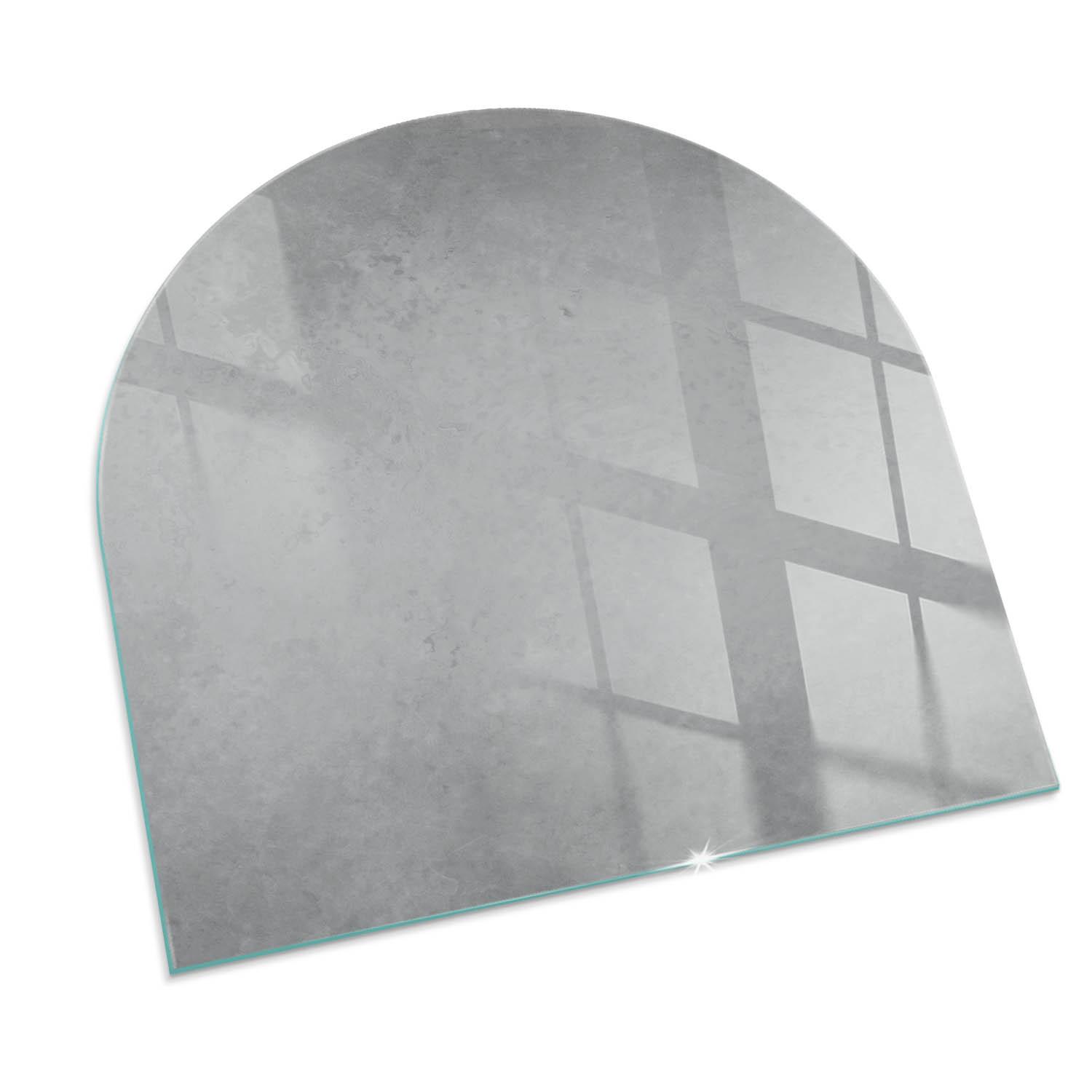 GLASPLATTE für Kamin 100x100 cm - Grau, Glas (100/100/0.4cm) - TULUP
