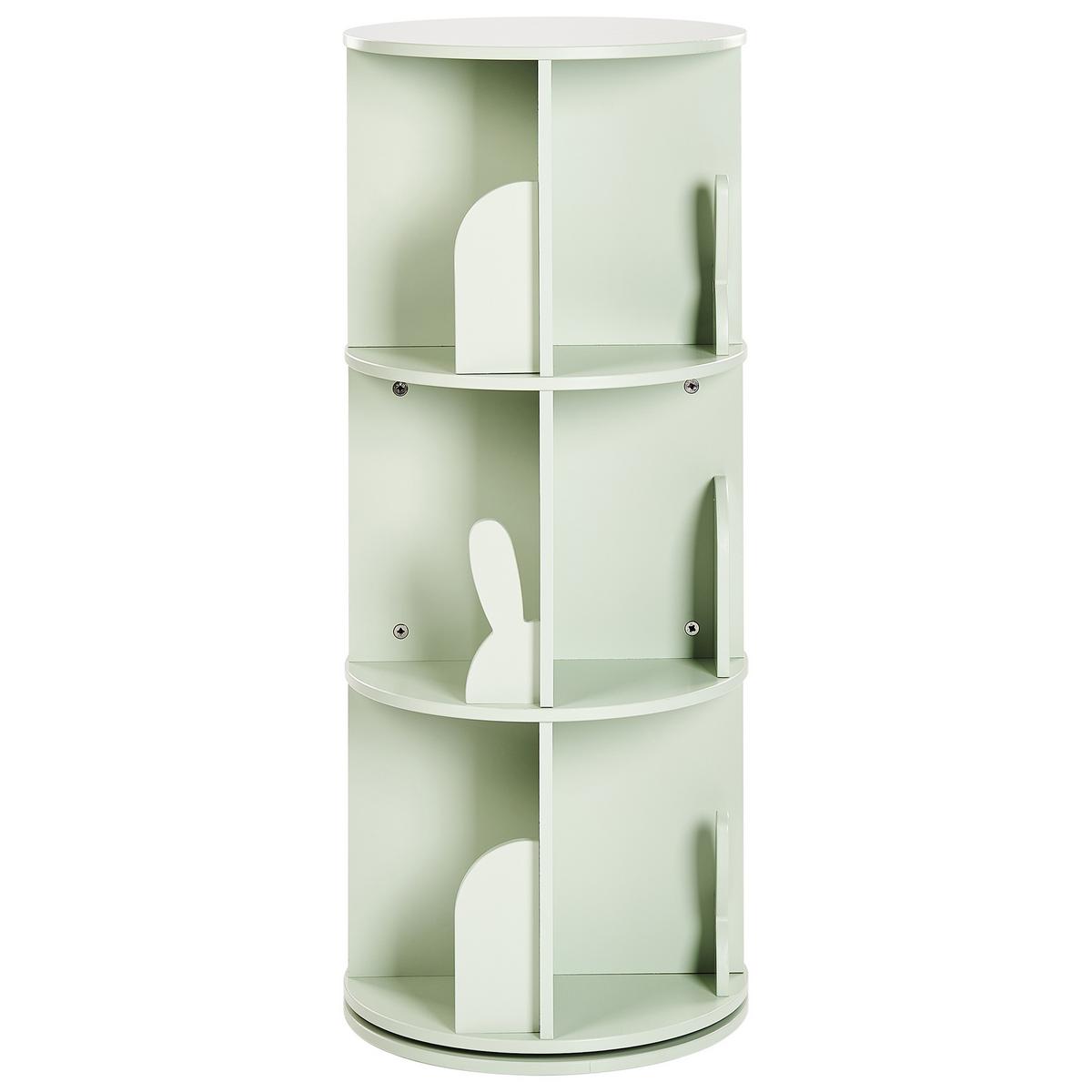 BÜCHERREGAL 94 cm Hellgrün Caney - Hellgrün, Holzwerkstoff (40/94/40cm) - Beliani
