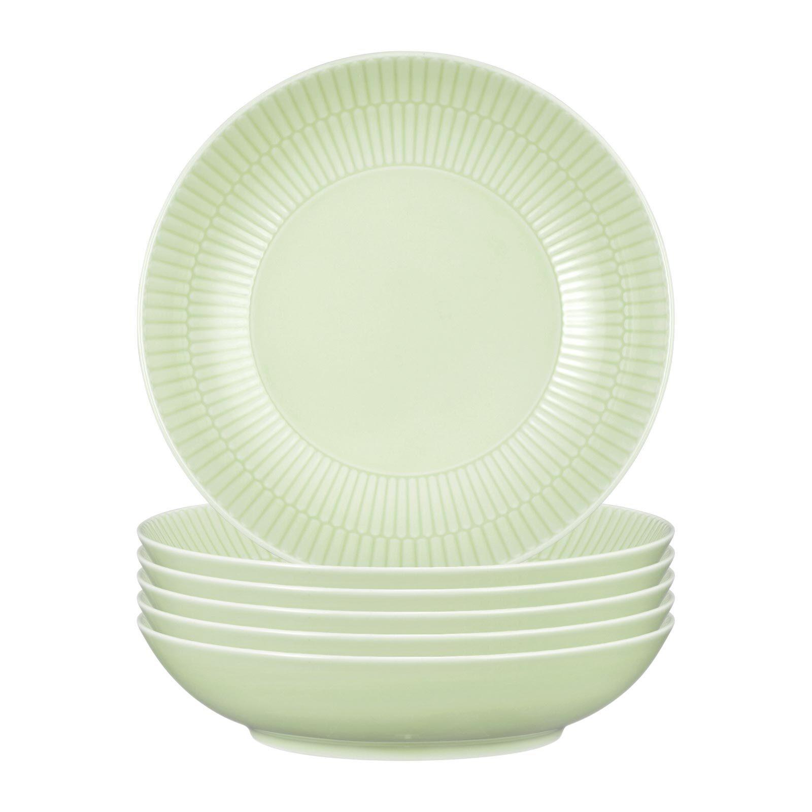 SUPPENTELLER Amina Seladon ø 21,2 cm 6er Set - Grün, Keramik (21.2cm) - Seltmann Weiden