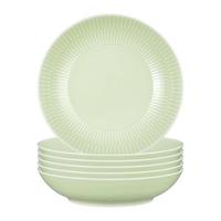 SUPPENTELLER Amina Seladon ø 21,2 cm 6er Set - Grün, Keramik (21.2cm) - Seltmann Weiden