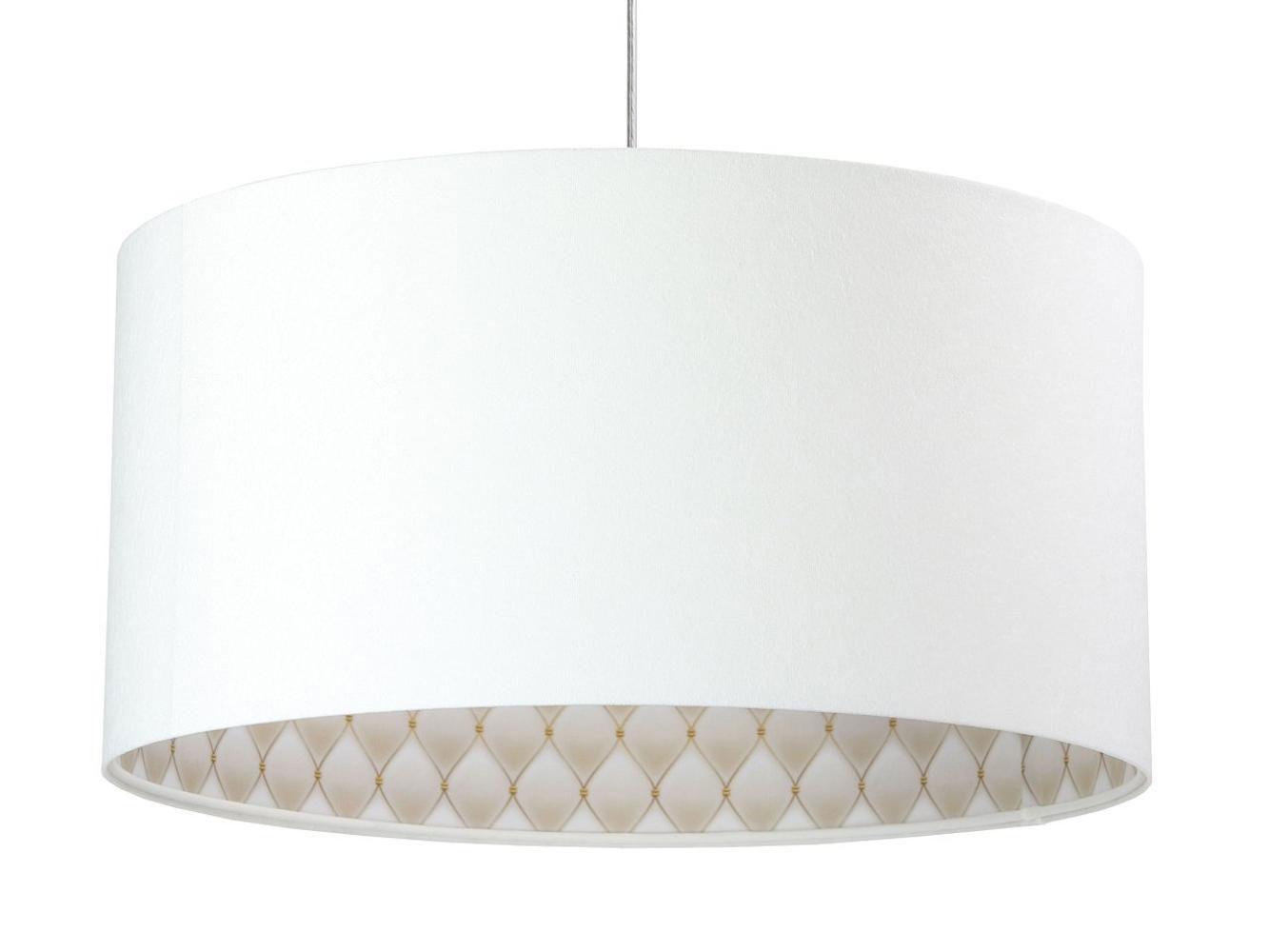 HÄNGELEUCHTE Weiß 60/30 cm - Beige/Weiß, Kunststoff (60/1.1/30cm) - ONZENO