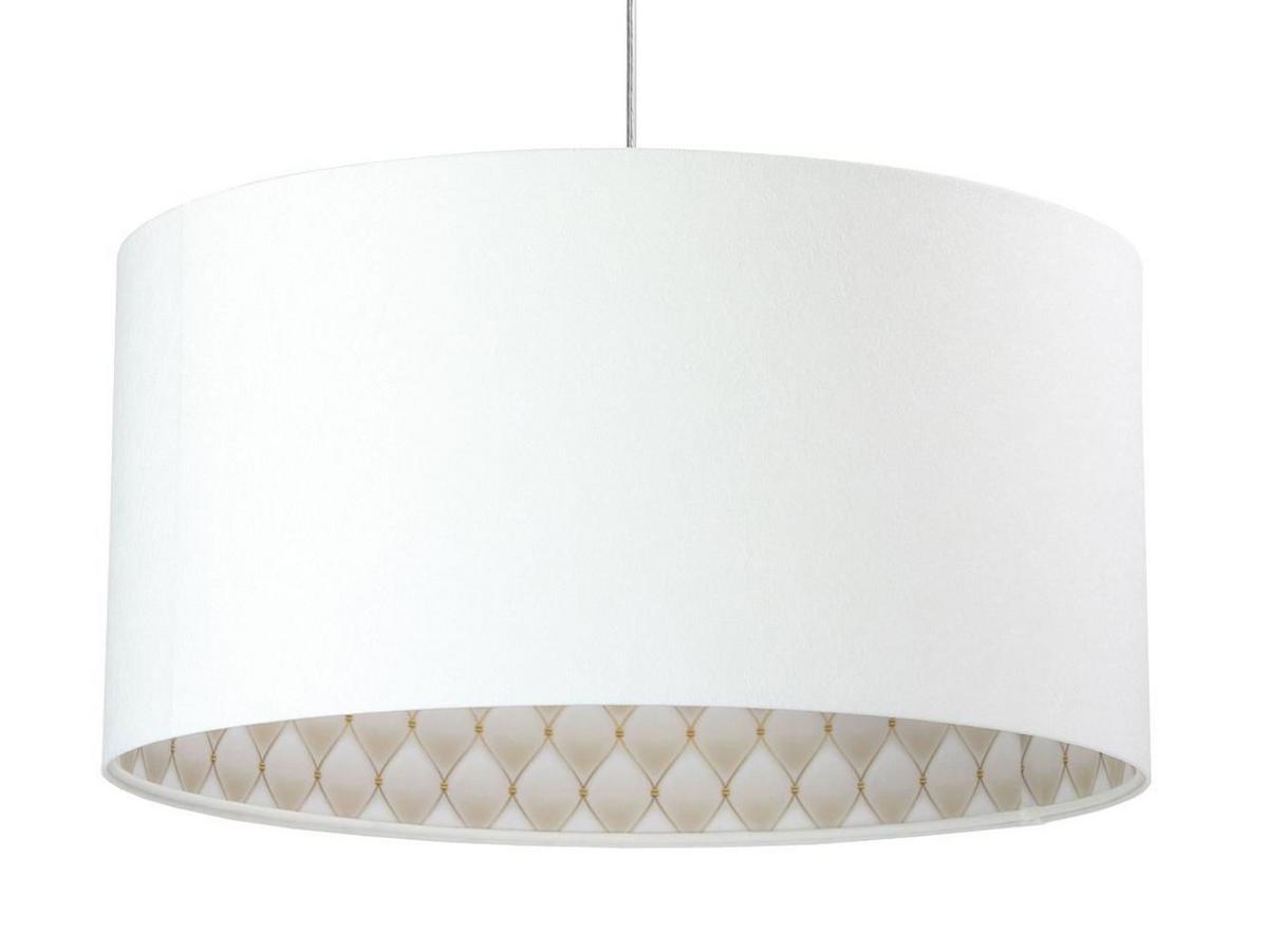 HÄNGELEUCHTE Weiß 40/20 cm - Beige/Weiß, Kunststoff (40/0.6/20cm) - ONZENO