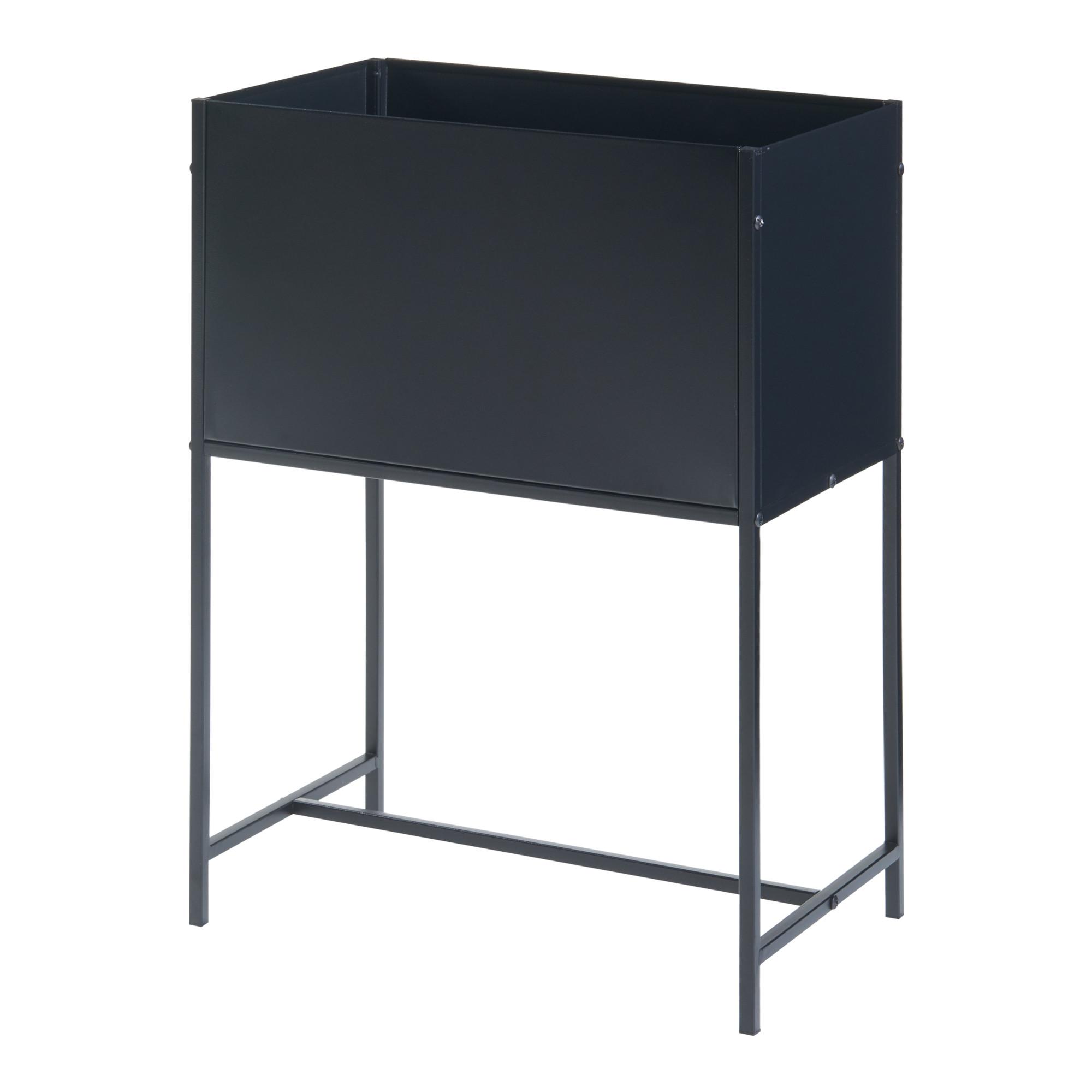 PFLANZENSTÄNDER Porsgrunn - Schwarz, Metall (50/70/30cm) - [en.casa]