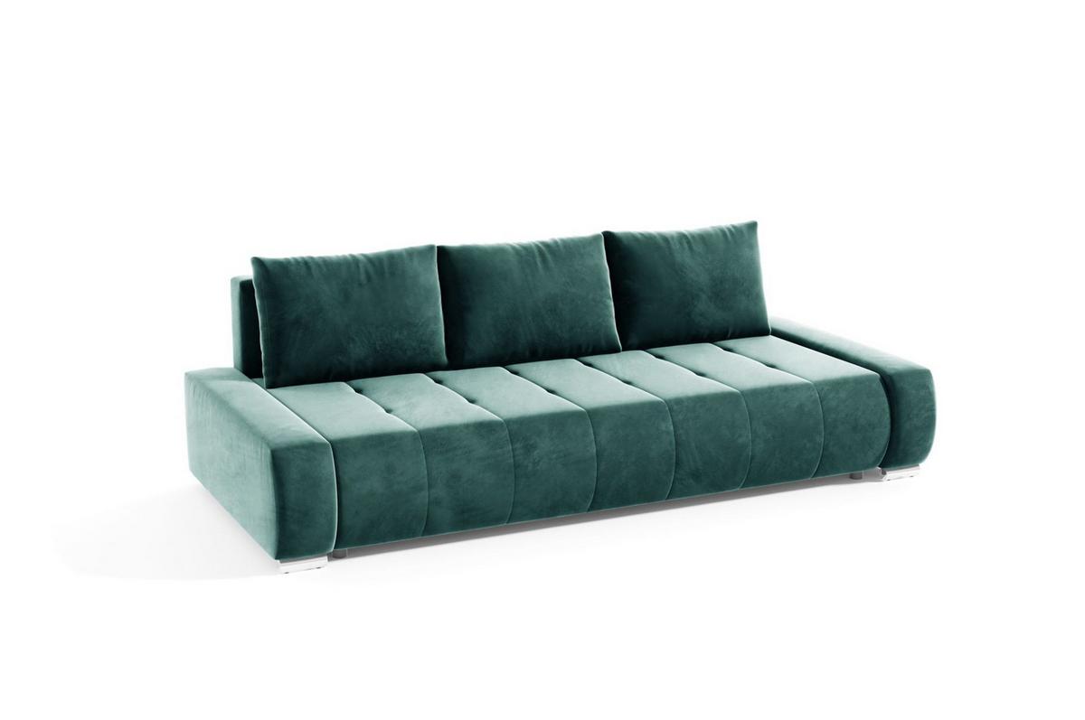 SCHLAFSOFA Vogar In Monolith - Grün, Holzwerkstoff/Textil (240/85/110cm) - Fun Möbel