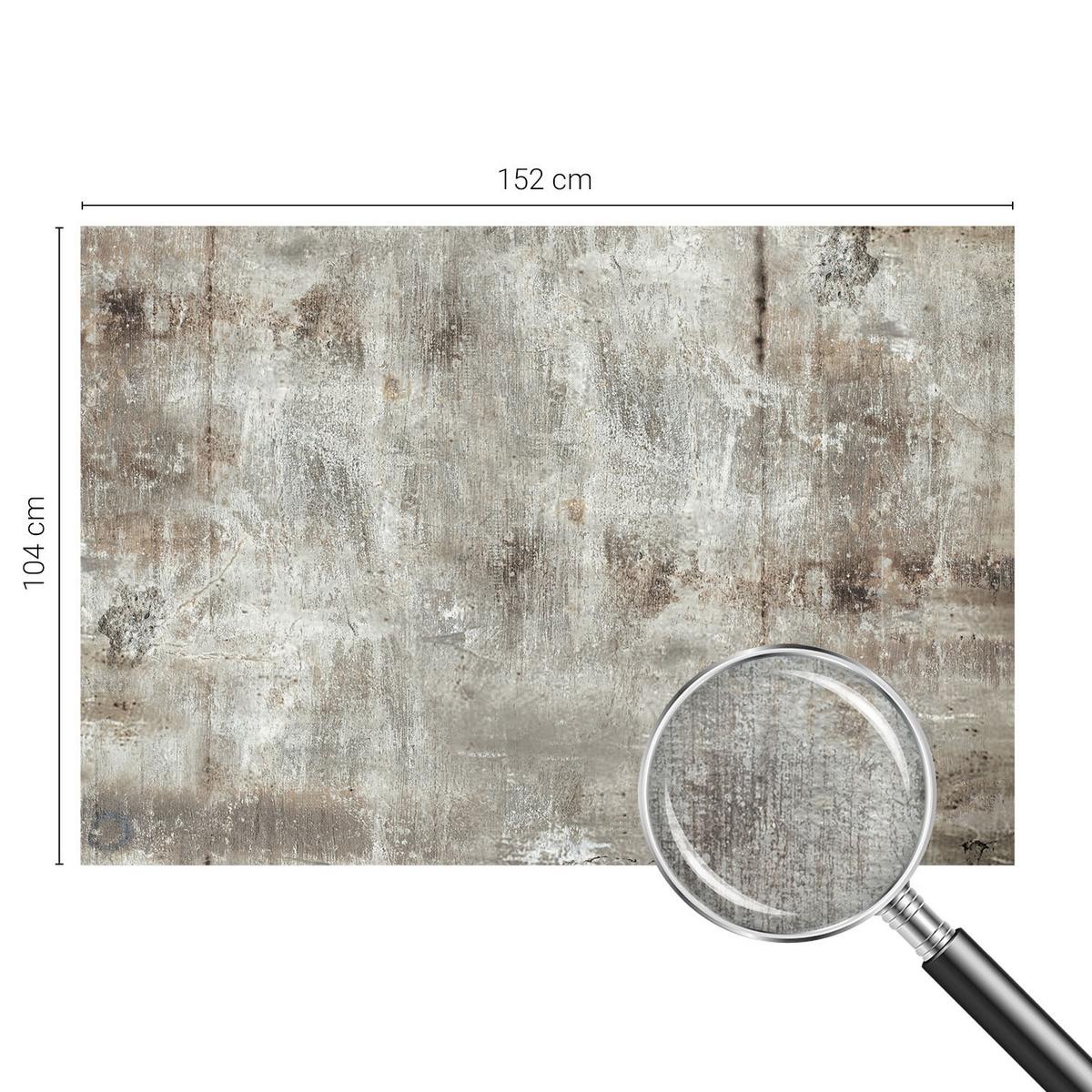 FOTOTAPETE 152x104 cm - Industriefläche - Grau, Textil (152/104cm) - Wallfluent