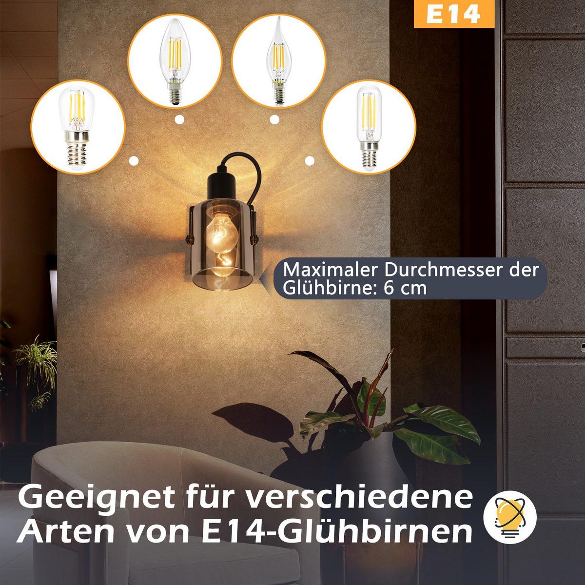 DECKENSTRAHLER Minden 1-flammig 9.5/9.5/18 cm - Schwarz, Metall (9.5/9.5/18cm) - Nettlife