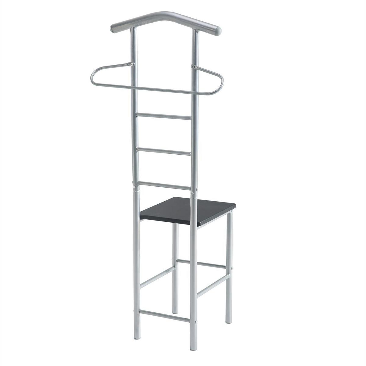 HERRENDIENER JIVO grau - Grau, Metall (53/121/47cm) - CARO-Möbel