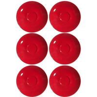 KAFFEEUNTERTASSEN Doppio Rot ø 16 cm 6er Set - Rot, Keramik (16cm) - Ritzenhoff Breker