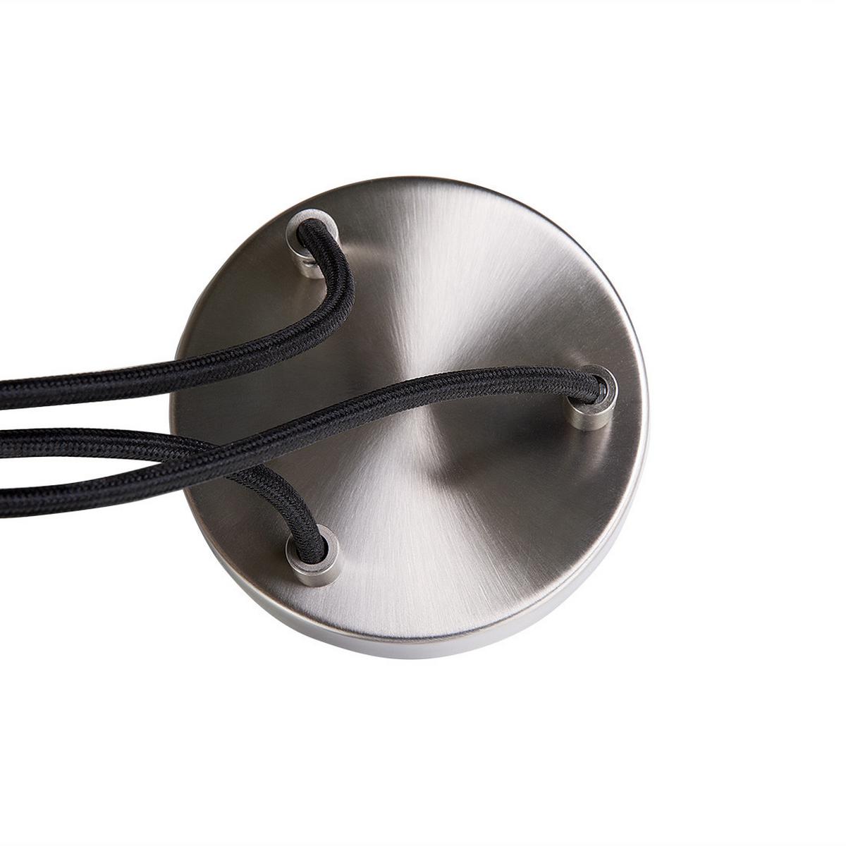 HÄNGELEUCHTE Baht 12/12/19 cm - Grau, Stein (12/36/19cm) - Beliani