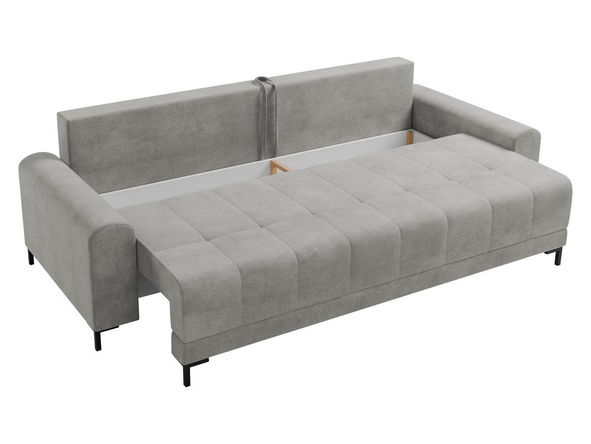 SCHLAFSOFA Aris - Schwarz/Naturfarben, Holz/Textil (238/92/95cm) - MIRJAN24